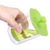 Wiederverwendbare sichere Silikon-Herzgriff-Anti-Staub-Kaffeetasse-Glasbecher-Abdeckungs-Deckelkappe