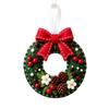 2D Snowman and Santa Hanging Ornament for Christmas Door and Home Decor