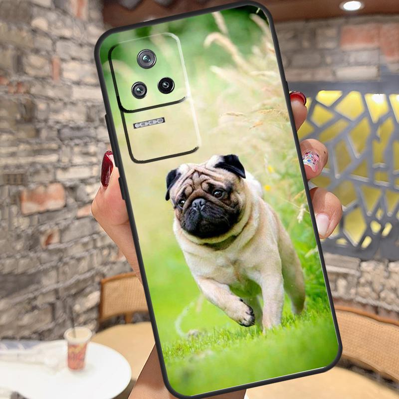 Pug Dog French Bulldog Case For Xiaomi 15 14 13 Ultra 11T 12T 13T 14T Pro POCO X7 X6 Pro X3 X5 M6 F5 F6 Pro Cover