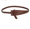 Retro Simple Waistband Wide Fashion Women Faux Leather Waist Belt Dress Decor