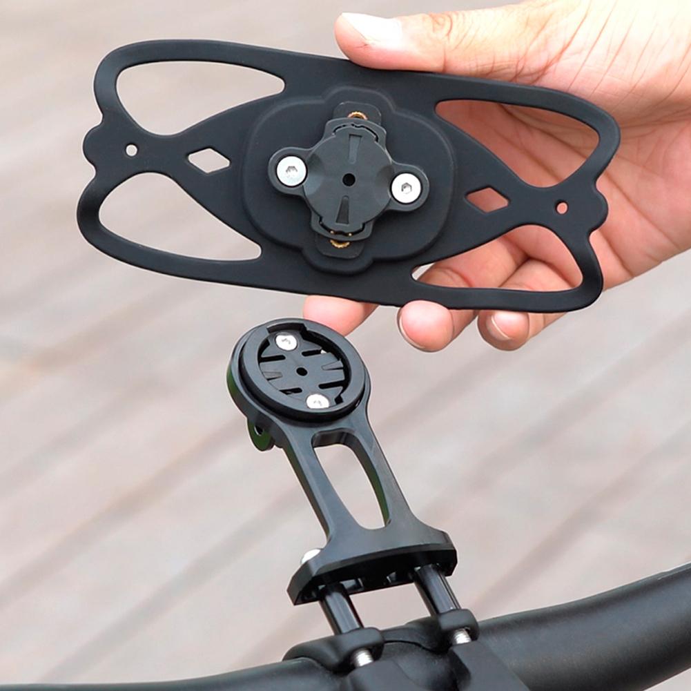 Silicone Bicycle Phone Stand Universal Motorcycle Mobile Phone Support Bicycle Navigation Phone Bracket for Phones Over 4Inch