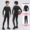 Kids & Adults Quick-Dry Sports Suit: Long Sleeve Tights for Football, Basketball, Fitness