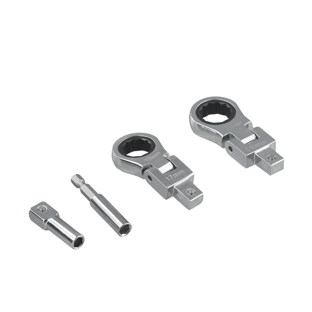 Ratchet Wrench Set 20pcs with 72 Tooth Gear and 180 Degree Rotation Featuring Changeable Heads for Repair Work