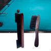 2 Pieces Billiard Brush Table Cleaning Kit Accessories Wooden Handle PVC Bristles Lightweight