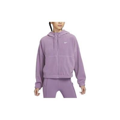 Veste Polaire Zippée Décontractée à Capuche Therma-Fit One Couleur Unie Femmes Vestes Violet Poussière FB5639-536