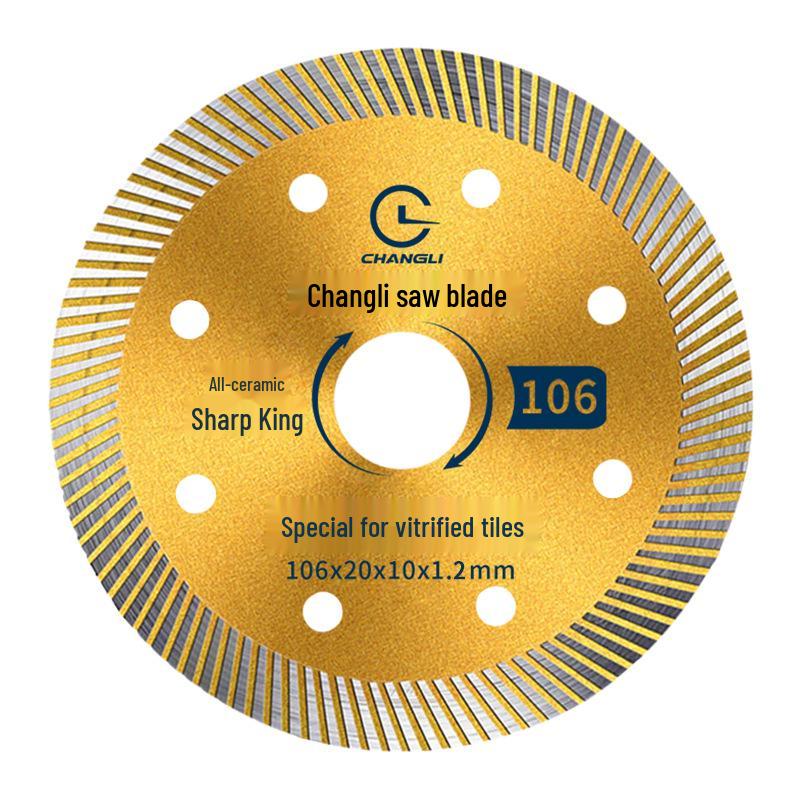 Ultra-thin Ceramic Prince 105/106 Dry Cut Saw Blade for Vitrified and Floor Tiles