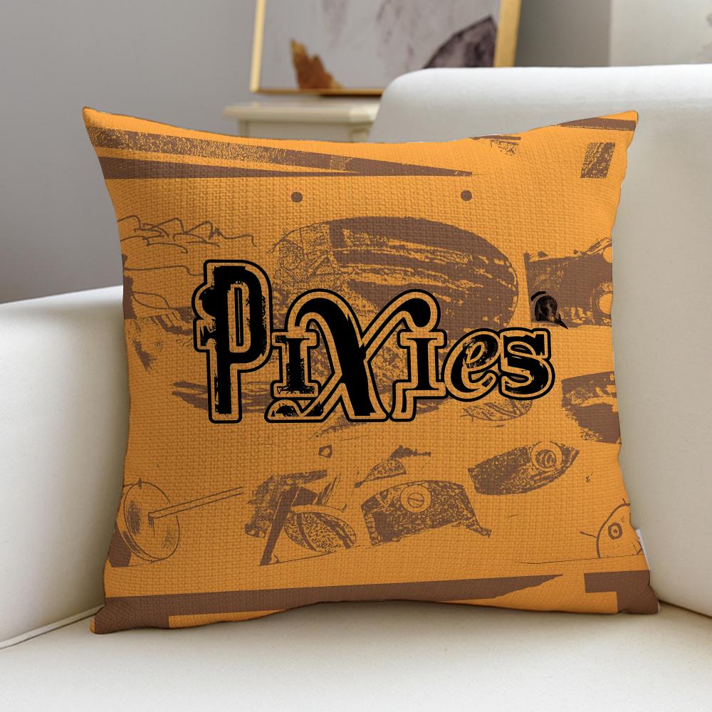 Legendary PPixiesS Cushion Cover Breathable and skinfriendly linen pillowcase square removable and washable cushion