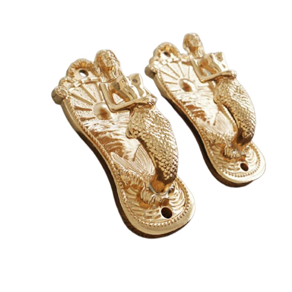 Vintage Mermaid Decorative Hook Wall Mount Curtain Coat Hat Hook Wall Art Decor Home Storage & Organization 5x12cm WWO66