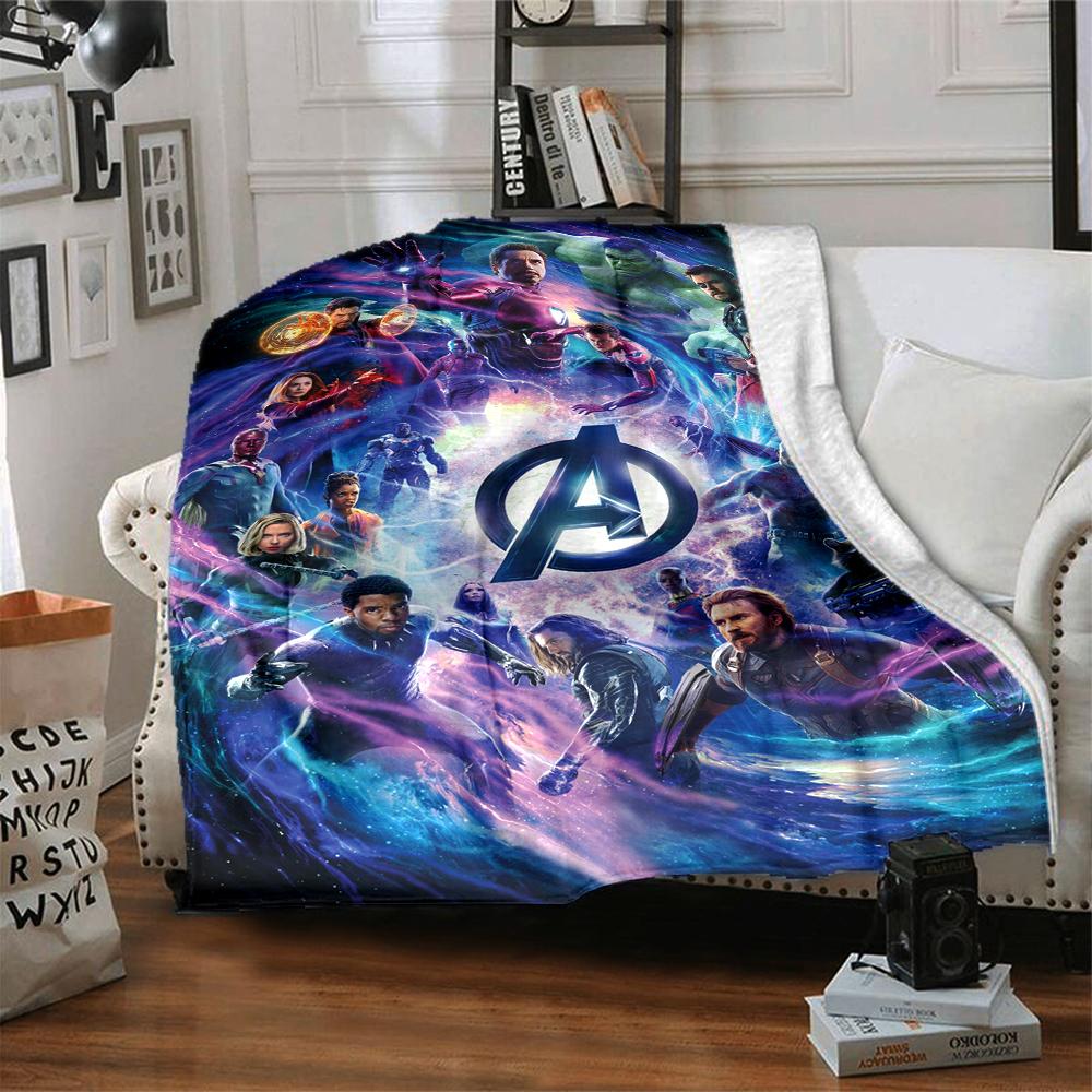 1Pc Avengers Infinity War Poster Blanket Soft And Comfortable Casual Warm Camping Travel Christmas Halloween Xmas Gift M928653