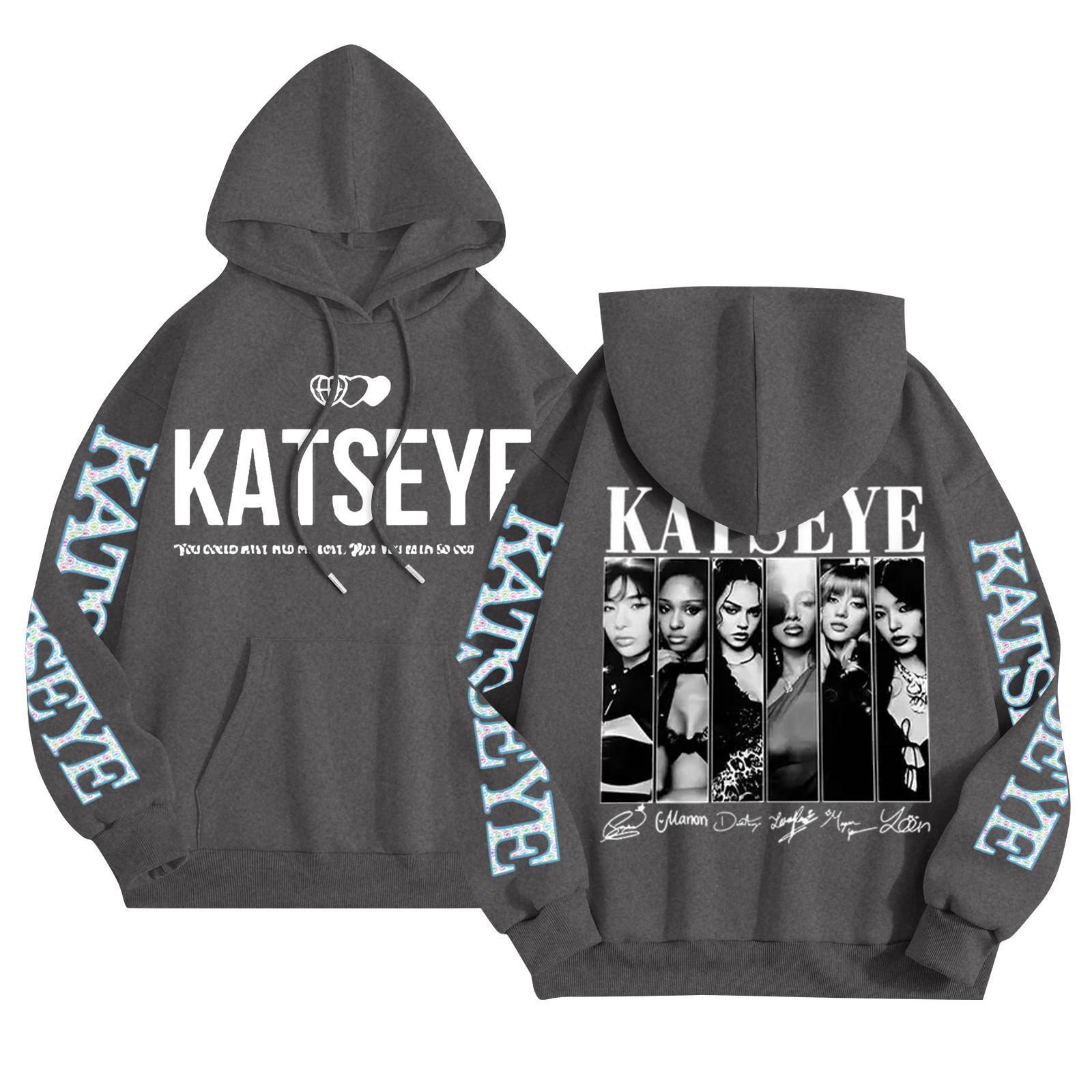 

Унісекс Модний Легкий Пуловер з Довгим Рукавом з Кишенями Толстовка з Принтом M