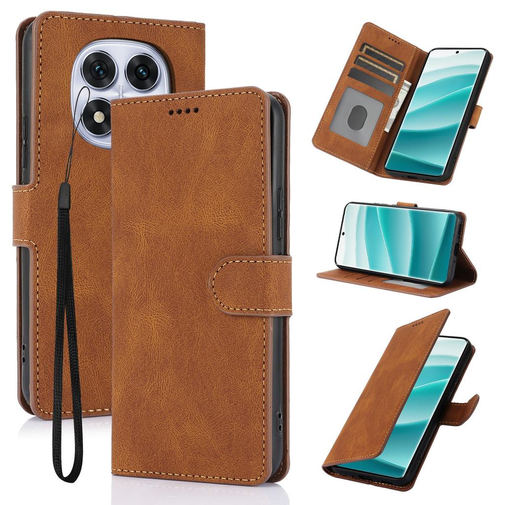 For Xiaomi Poco M8 Pro 5G/Redmi Note 15 Pro+ 5G (Global) Case PU Leather Phone Cover with Wallet Stand