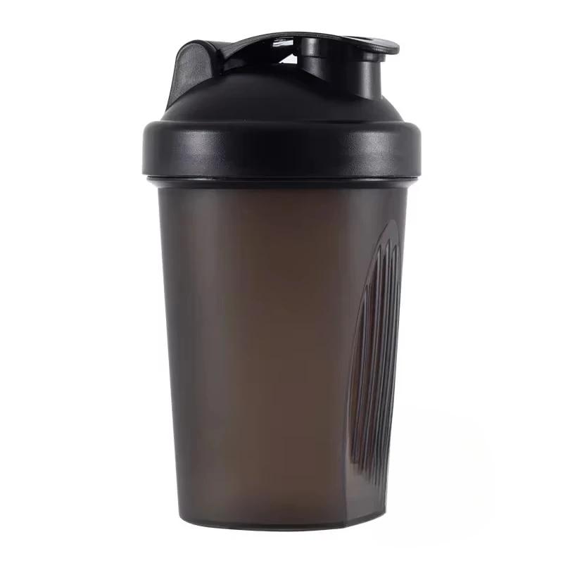 Hot 1-7PCS 400ML Blender Shaker Bottle with Scale Protein Shakes Leakproof for Powder Workout Gym Sport Mixing Cup Water Bottle