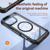 Compatible with Magnetic for iPhone 17/16/15/14/13/12/11 Pro Max Case, Plating Camera Protection, Scratch-Resistant Crystal Back