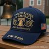 American Anniversary Baseball Cap, Men's and Women's Polyester Digital Printing Sun Hat Small Batch