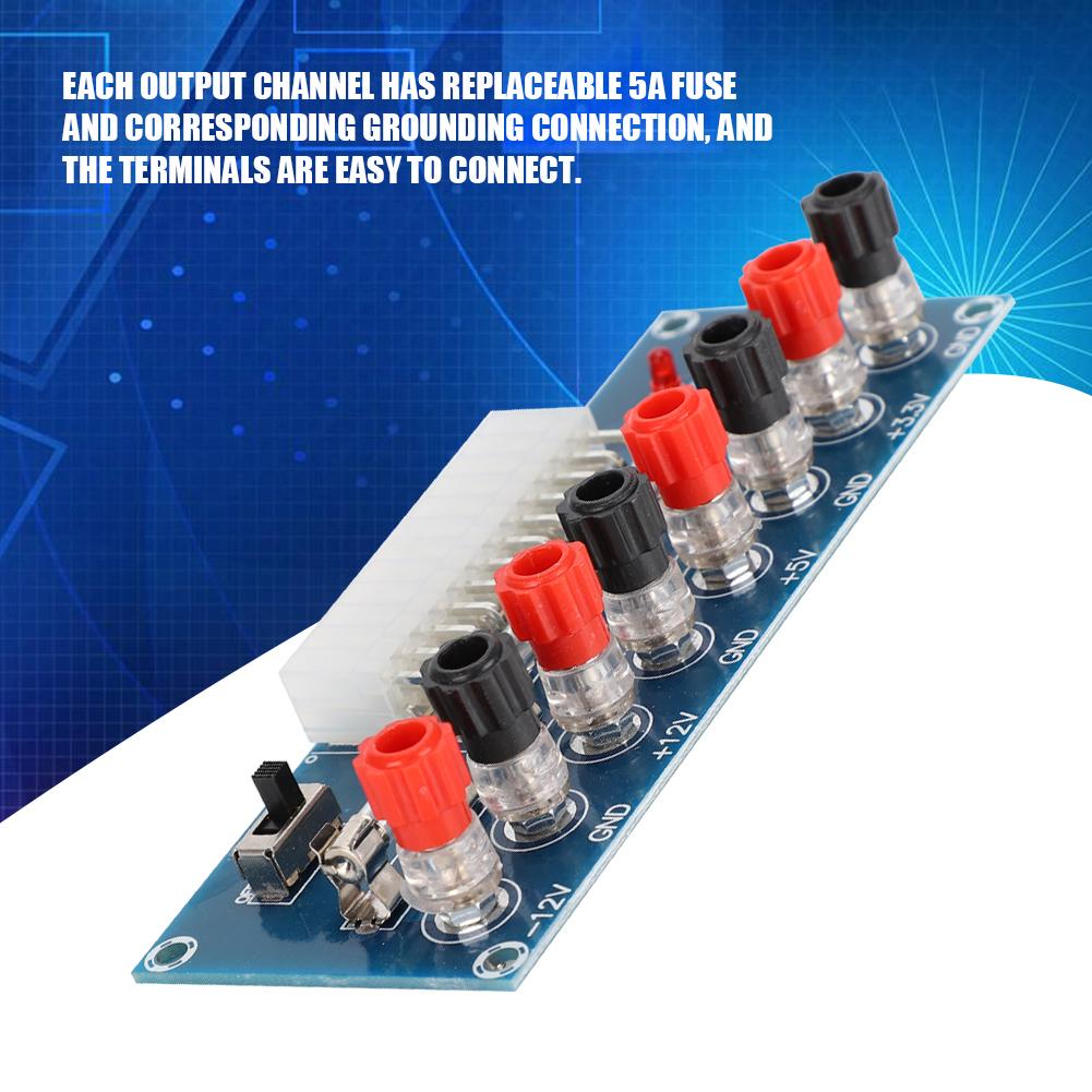 XH M229 24 Pin ATX Port Power Indicator   Power Switch For Computing Projects Embedded Systems