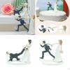 Bride Groom Figurine Wedding Cake Topper Accessory Craft Couple Statue Ornament