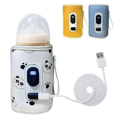 USB Bebek Sütü Şişesi Termal Çanta Evrensel Dijital Ekran Biberon Isıtıcı Taşınabilir Bebek Sütü Isı Tutucu Seyahat için