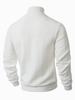 Suéter Masculino Europeu de Lã com Gola Alta - Tricô Jacquard Liso para Moda Outono/Inverno