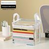 Foldable Book Box Student Organization Waterproof Storage