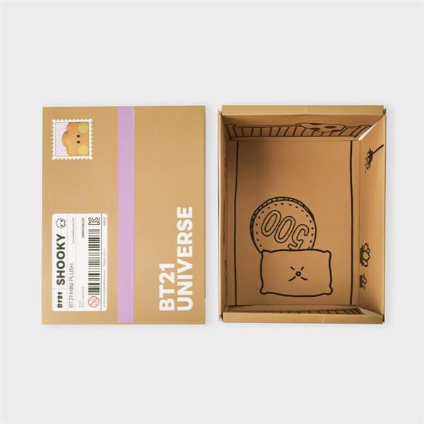 LINE FRIENDS BT21 SHOOKY Mini velká a malá stojící panenka (M)