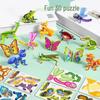 3D Dinosaur & Insect Paper Craft Puzzle Toy for Kids