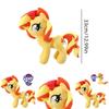 Rozkošný Duhový Plyšový Jednorožec My Little Pony Panenka Měkká a mazlivá hračka pro holky