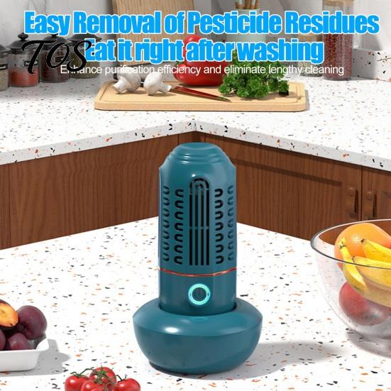 Kitchen Ingredient Sanitizer Capsule Fruit Vegetable Cleaner, Wireless Hydroxyl Ion Purifier for Produce Meat, Compact Food Purification Tool Auto 10