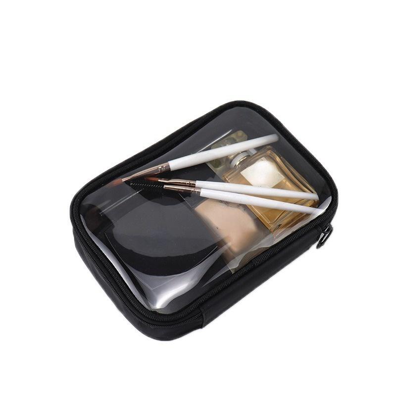 Transparent Cosmetic Bag Women Make Up Case Travel Zipper Clear Makeup Beauty Wash Organizers Bath Toiletry Bag Kit Dropshipping