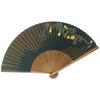 carved from karaki gourd Men's fan, wood, scented, design.