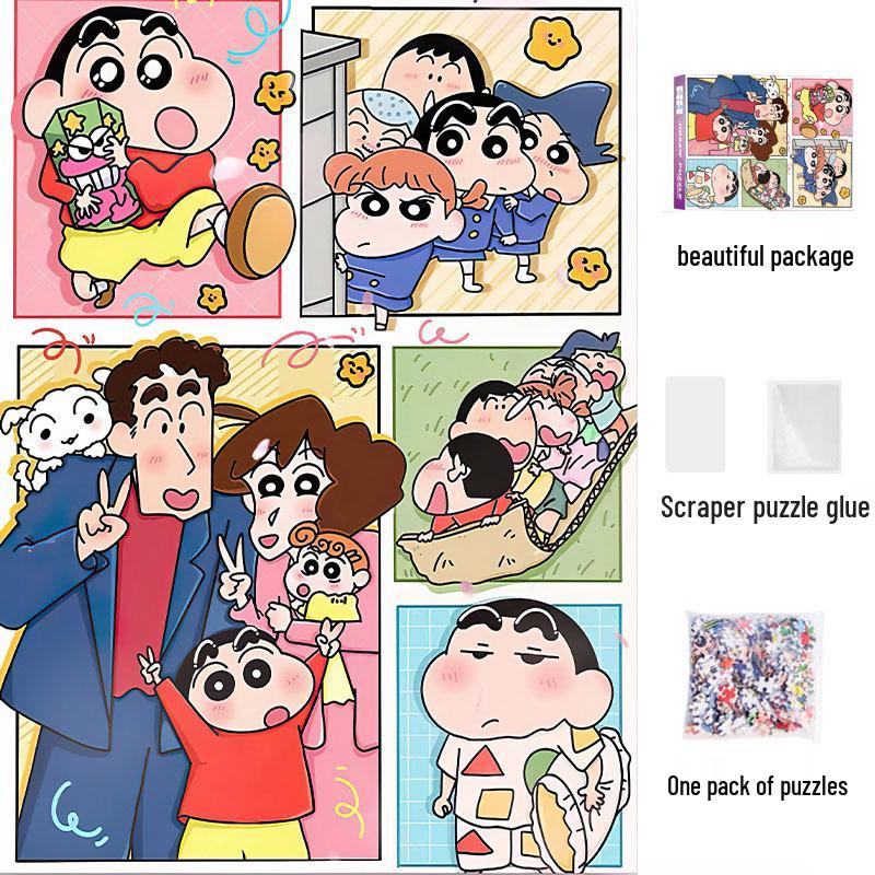 1,000-Piece Cute Healing Jigsaw Puzzle: Adult High-Difficulty Decompression Toy, Educational Gift for Girls