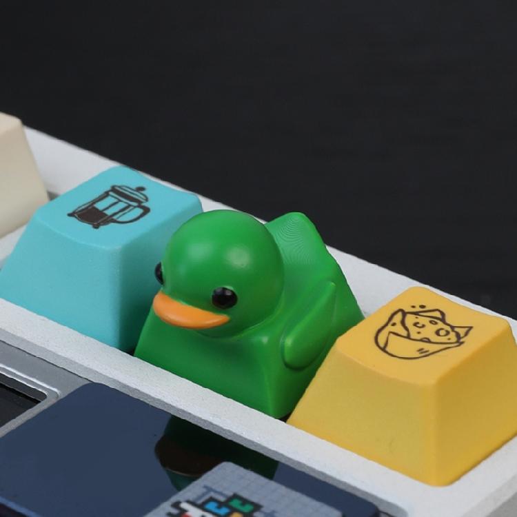 Creative 3D Resin Keycap Cute Cartoon Duck ESC Keycaps for Mechanical Keyboards Switches Decoration