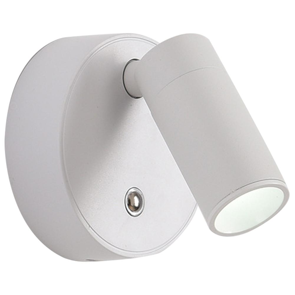 Adjustable Wall Light USB Rechargeable 1800mAh LED Wall Sconces Light COB 3W LED Wall Light Backlight Indoor Lighting Room Decor