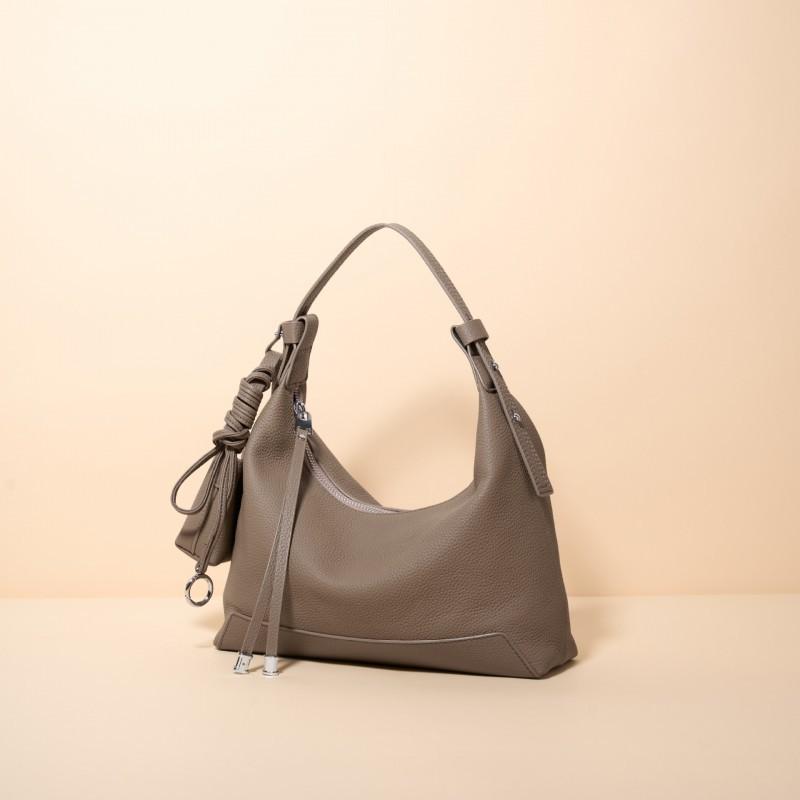 Factory TOGO Top Layer Cowhide Shoulder Bag Women Large Capacity Crossbody Dumplings Simple Fashionable Handbag 27x9x19cm
