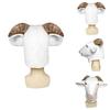 Animal Goat Latex Mask With Whimsical Design For Costume Parties And Holiday Events