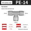 Jundingying 304 Edelstahl Pneumatischer Schnellkuppler