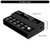 5V 2A 12-Port USB Charging Hubs Power Stations Mobile Phone Charging for Smartphone Tablets and More