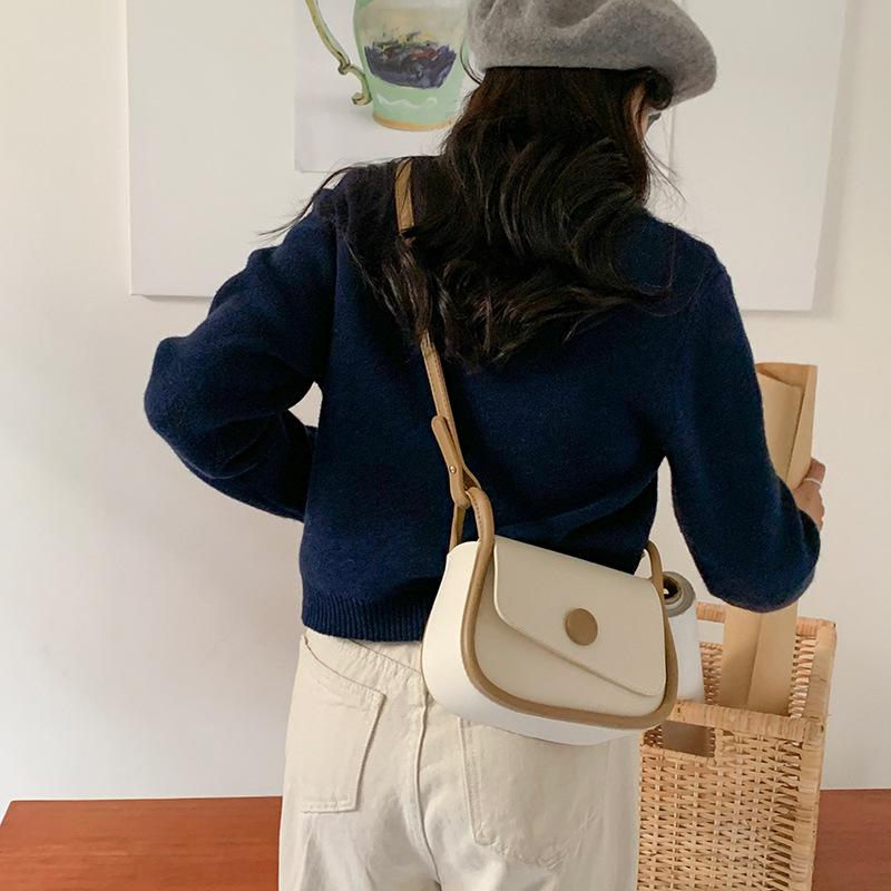 Bag Women'S Winter Crossbody Bag Small Square Bag Women'S Bag Advanced Sense One Shoulder Underarm Bag Design Small Bag