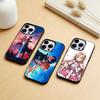A-Asuna Anime K-Kirito Phone Case For iPhone 17,16,15,14,13,12,11,Pro Max,Plus Candy Silver Cover