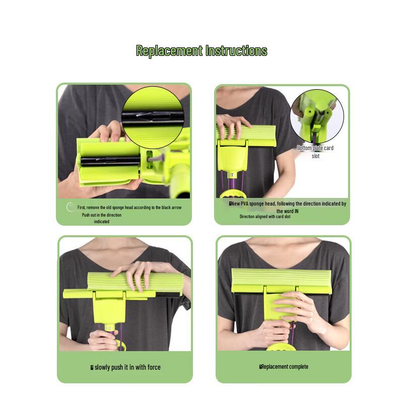 Miaojie PVA Mop Head Replacement