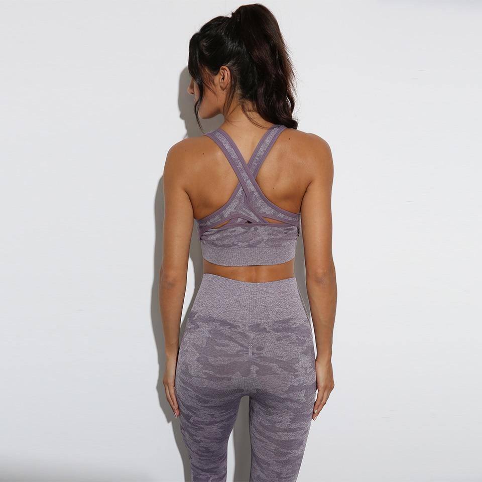 Buy Yoga Bra Crop Tops Gym Seamless 