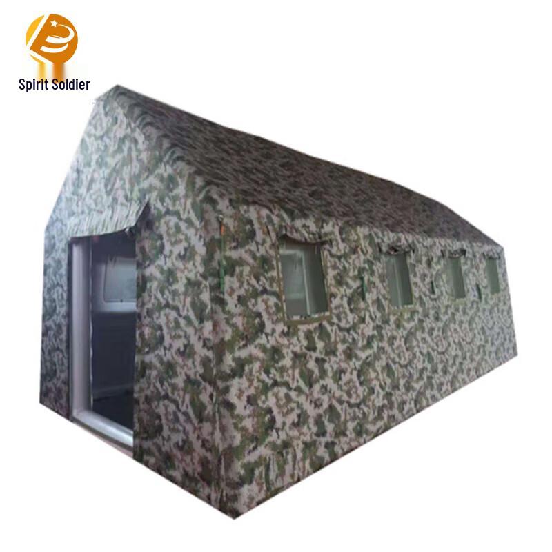 

Lingbing Camouflage Inflatable Emergency Relief Tent