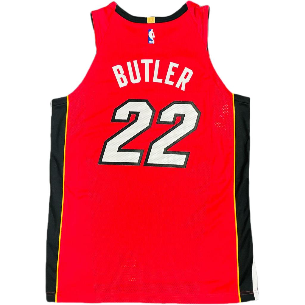 Nike X NBA Collaboration Miami Heat SS25 Jimmy Butler Fashion Comfortable Soft Skin-Friendly Basketball Jersey Men Jersey Red AA9735-608