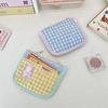 Cute Portable Coin Purse Multifunctional Lightweight Wallet Card Holder Zipper Small Storage Bag Students