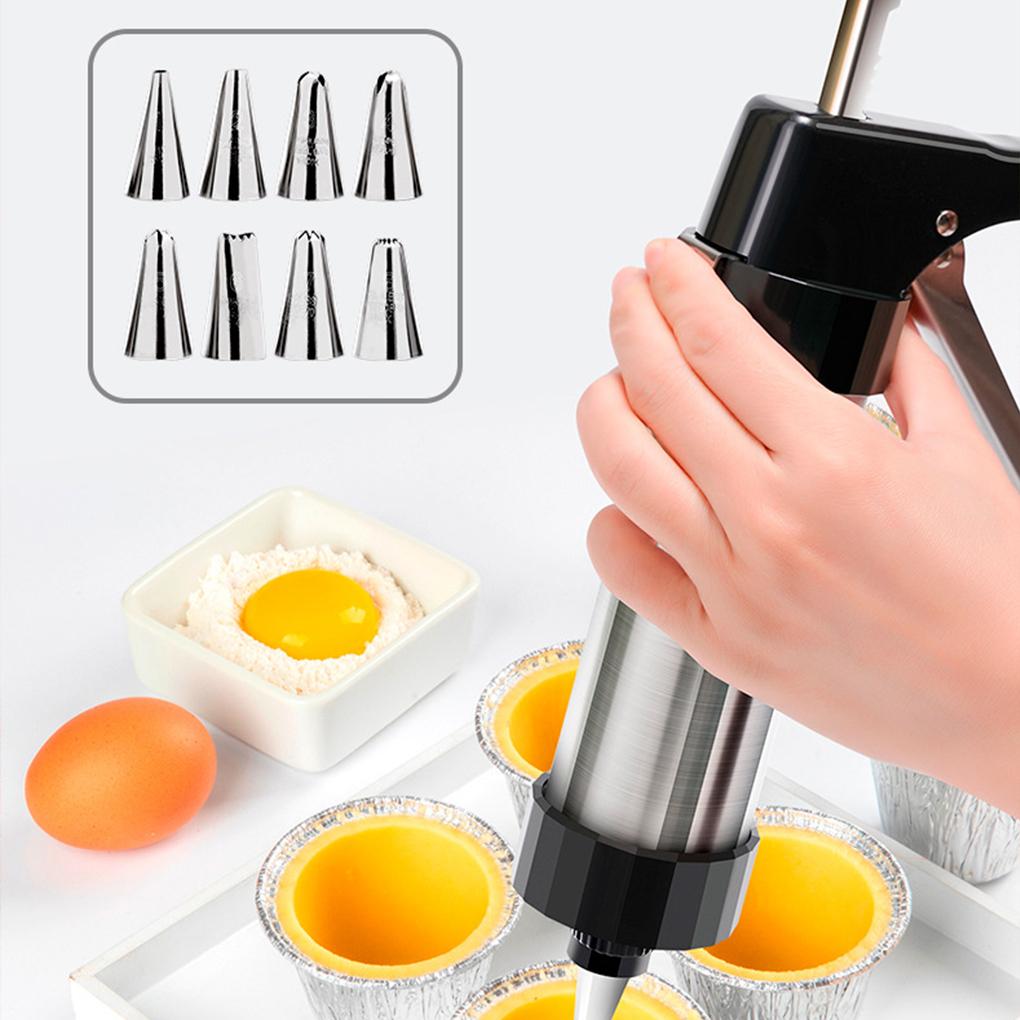 Cookie Maker For Baking With Food-Grade Stainless Steel Electric Cookie Press Gun Cookie Presses
