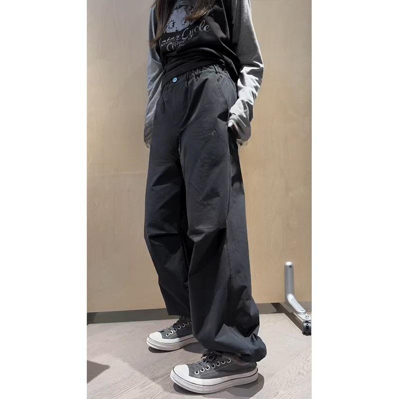 

2026 Winter Women s Black Wide-Leg Casual Velvet Jersey Pants - Versatile and Stylish S (Recommended for 40-47.5 kg)