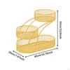 Fruit Basket Tiered Display Stand Large Capacity Bowl Vegetable Bread Snack for Counter