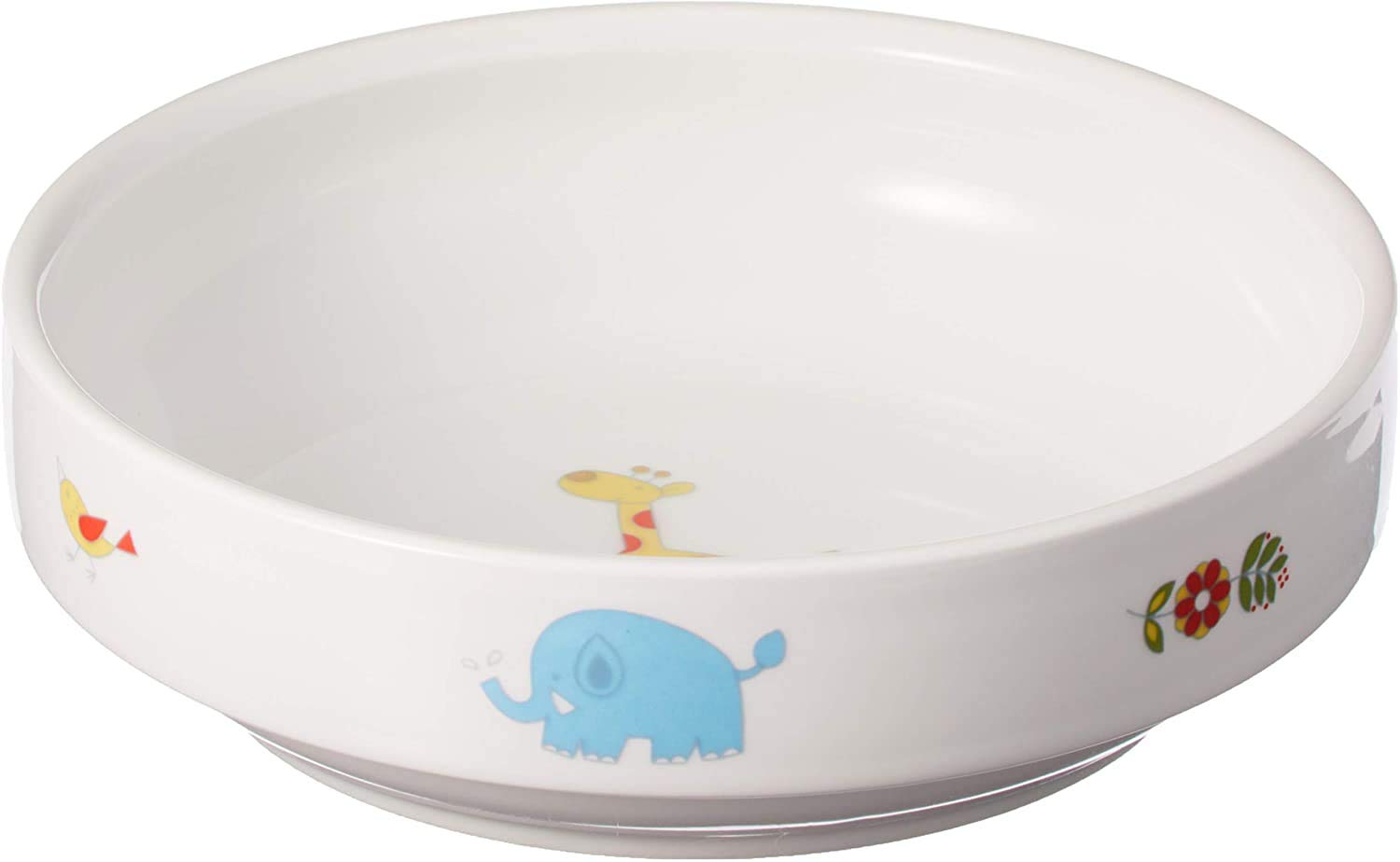 

OGISO Baby Easy to Scoop глубокая тарелка диаметром Safari детская посуда, посуда, 14,5 см (Можно мыть в посудомоечной машине/использовать в микроволновой печи) 14,5 см 145US-E