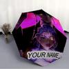 Personalized Name K-KPop Demon Hunters Print Umbrella - Automatic Open/Close, Eight-Rib Durable Frame, Automatic Folding Umbrella