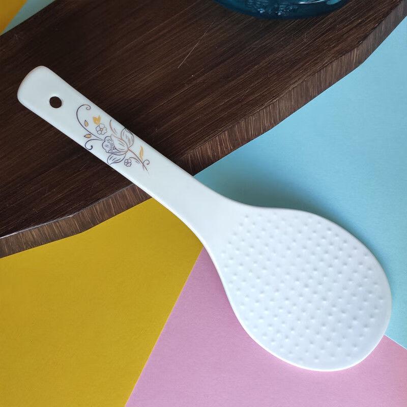 Qianxing Golden Peony Ceramic Rice Scoops