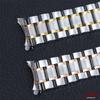 Solid Stainless Steel Watch Bracelet Business Butterfly Clasp Watch Band 12/13/14/15/16/17/18/19/20/21/22/23/24mm Replace Strap